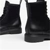 NeroGiardini Classic Laced Ankle Boot - Black Leather